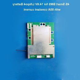 Freeshipping 146V Lifepo4 etooth Smart BMS with communication Function for 4S battery with 80A charge and discharge current Lfinl