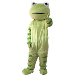 Halloween Green Frog Mascot Costumes High Quality Cartoon Theme Character Carnival Unisex Adults Size Outfit Christmas Party Outfit Suit For Men Women