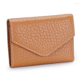 Wallets Female Hasp Wallet Coin Purse ID Card Holder Short Style Women Genuine Leather Lady