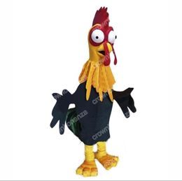 Adult Size Rooster Mascot Costumes Halloween Cartoon Character Outfit Suit Xmas Outdoor Party Outfit Unisex Promotional Advertising Clothings