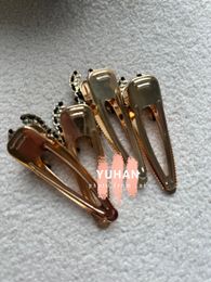 fashion matel hair clips fashion hair pin chain C Hair Accessories with Paper card collection clips.vip