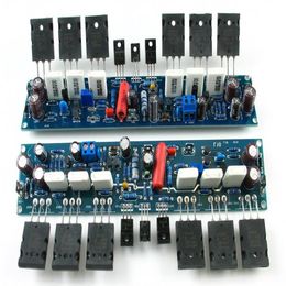 Freeshipping LJM L10 Dual Channel (2pcs) Amplifier Boards Complete 300W 300W Class AB 4R Power Amp diy amplifier kit Lwnlo