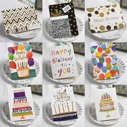 Greeting Cards Kids Happy Birthday with Envelopes Party Decorations Adult Business 230411