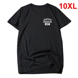 Men's T-Shirts Oversized Men Casual Short Sleeve Cotton tshirts Slim Fit O-Neck Summer Tops Tees for Male Plus Size 10XL J0253 230412