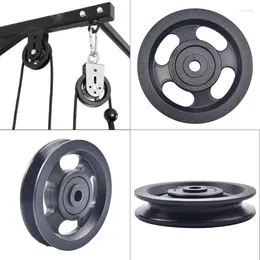 Accessories 90mm/100mm Universal Bearing Pulley Wheel Wearproof Nylon Round Fitness Replacement