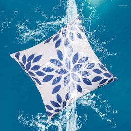 Pillow Waterproof Pillowcase Sofa Cover Geometric Simple Printing Outdoor Home Deco For 45 45cm