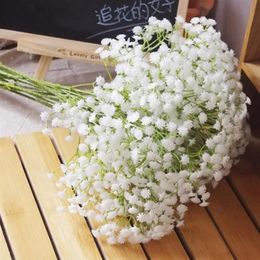 Home Decorative Arts And Crafts Bouquet Of Flowers High-Grade Artificial All Over Babysbreath Emulators Plants & Wreaths296Z