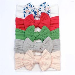 Hair Accessories Toddler Infant Baby Boys Girls Stretch Solid Floral Knotted Hairband Headwear Knot Headband For Bows Guys