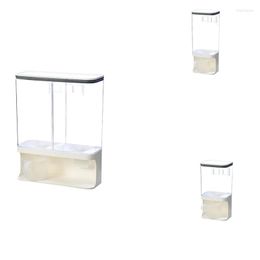 Storage Bottles Retail Wall-Mounted Dry Food Dispenser Cereal Container For Rice Kitchen Containers