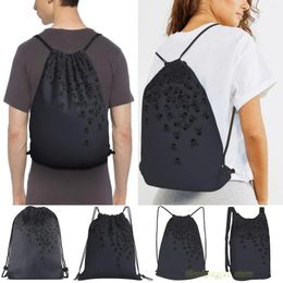 Shopping Bags Noctis Skull And Crossbones Men Outdoor Travel Gym Bag Waterproof Drawstring Backpack Women Fitness Swimming