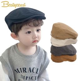 Caps Hats Fashion Baby Boy Cotton Children Cap for Girls Boys Beret Kids Accessories 2 4Y 230412