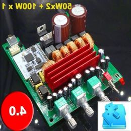 Freeshipping New Breeze Audio TPA3116 Hifi 21 50W*2 100W*1 Subwoofer Bluetooth 40 Stereo Digital Audio Power Amplifier Board Eaimd