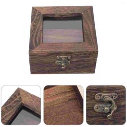 Frames Insect Specimen Box Shadowbox Display Case Glass Shelf Collection Frame Wood Bug Terrarium With