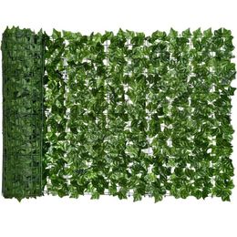 0 5x3m Artificial Ivy Privacy Fence Screen Hedges And Faux Vine Leaf Decoration For Outdoor Decor Garden Decorative Flowers & Wrea257Q