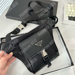 Luxurys Mens Cross Body Bag Womens Fashion Nylon Crossbody Bags Casual Designer Chest Bag Hasp And Zipper Luxury Purses