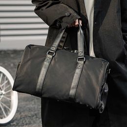 Large capacity short distance luggage bag, independent shoe position sports and fitness bag, Oxford cloth handbag, shoulder bag 230412