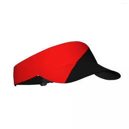 Berets Anarchist Flag Summer Air Sun Hat Visor UV Protection Top Empty Sports Golf Running Sunscreen Cap