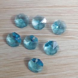 Chandelier Crystal Camal 20pcs (One Hole) Royal Blue 14mm Octagonal Loose Bead Prism Lamp Part Wedding Centrepiece Hanging Decor