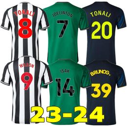 23/24 TONALI soccer jerseys Kids Kit 2023 2024 BRUNO G. WILSON SAINT MAXIMIN ISAK TRIPPIER JOELINTON Football Shirt Home Away Third Set Fan Version