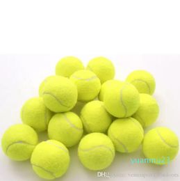 Training standard tennis ball rubber good bounce 1.3 Metres durable tennis playing 25 ball neon yellow sport ball no logo