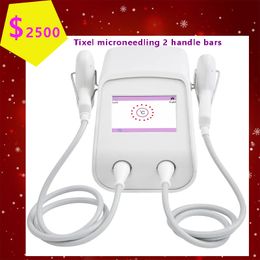 RF Titanium TMA therma therapy mechanical tixel pixel fractional machine for skin acne scars stretch marks removal with dual handles treatment price sydney