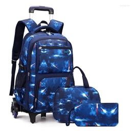 School Bags Bag With Wheels Backpack On Trolley Backpacks For Boys Wheeled Rolling