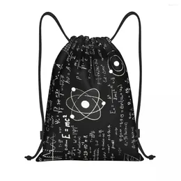 Shopping Bags Geek Math Teacher Drawstring Backpack Sports Gym Bag For Men Women Science Physics Sackpack