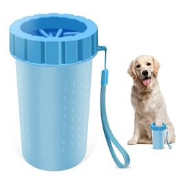 Dog Paw Cleaner, Dog Paw Washer Cup, 2 In 1 Portable Silicone Pet Cleaning Brush Feet Cleaner For Dog Grooming With Muddy Paw,Dog Foot Cleaner For Dog and Cat, Dog Owner Gifts