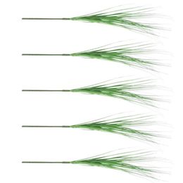 Decorative Flowers & Wreaths 5Pcs Simulation Grass Arranging Artificial Onion Plants Decor Green2613