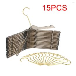 Hangers Smoked Acrylic Clothes Hanger 15PCS Round/Flat Head Drying Rack Wardrobe Organiser Clothing Dresses Suits Organisation