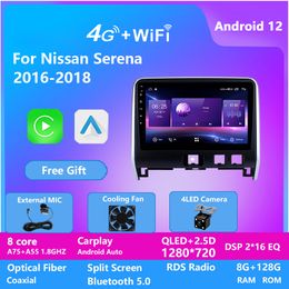 Car Video Multimedia Player Android Head Unit For Nissan SERENA 2016-2018 AutoRadio GPS Navigation
