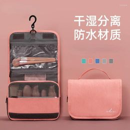 Cosmetic Bags Travel Waterproof Storage Makeup Bag Folding Large Capacity Handheld Portable Women's Toiletry Pouch Organiser Case