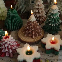 Candles Christmas Decorations For Home 2023 snowman Scented Candles Decoration Candle Christmas Tree Guest Gift Candles R231113