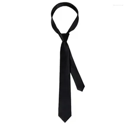 Bow Ties Teens Students Shirt Necktie Male Self-Tie Design Black Uniform Detachable Tie