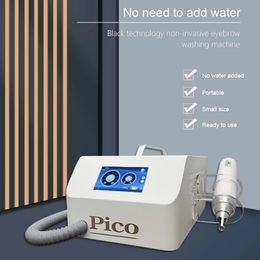 Water-free Portable Picosecond Laser Tattoo Removal Machine Anti-pigmentation Eyebrow Eyeline Eliminate 1064/755/532nm 3 Wavelength Apparatus