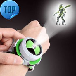 Hot Sale Ben 10 Omnitrix Watch 30 Patterns Kids Projector Watch Japan Genuine Ben 10 Watch Toy Ben10 Projector Medium Support