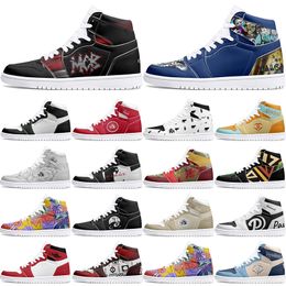 winter autumn Customized Shoes 1s DIY shoes Basketball Shoes damping male 1 Females 1 Anime Character Customized Personalized Trend Versatile Outdoor Shoes