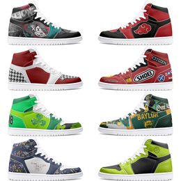 Customized Shoes 1s winter autumn DIY shoes Basketball Shoes damping men 1 Women's 1 Anime Customized Character Outdoor Shoe