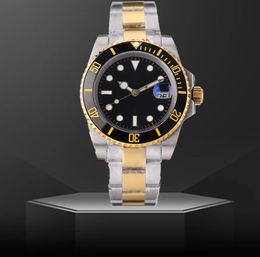 Mens watch aaa designer watches 40MM Black Dial Automatic Mechanical fashion Classic style Stainless Steel Waterproof Luminous sapphire ceramic vintage watchs