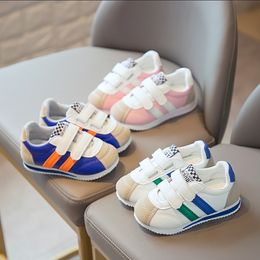 Sneakers Toddler Tennis Shoes Autumn Lightweight Baby Girl Designer Kids Soft Bottom Children for Boys E08174 230412