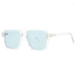 Sunglasses Design Square Oversized Women For Men Vintage Punk Sun Glasses Trend Big Frame Double Bridge Shades