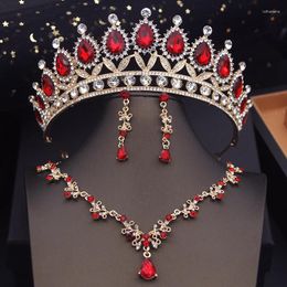 Necklace Earrings Set Wedding Dress Bridal For Girls Tiaras Crown And Choker Costume Jewellery Bride Accessories