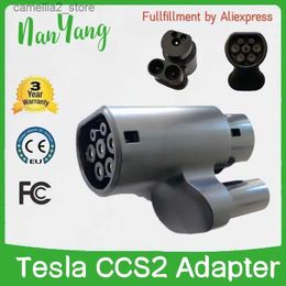 Electric Vehicle Accessories Type2 To Ccs2 DC Adapter Dc TO AC for Portable Tesla Type2 Adapter Q231113