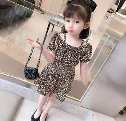 Girl's Dresses spring autumn Kids Baby Girls Princess Clothing Kids Long Sleeve Dress Children Summer Classic Skirts Girl A03