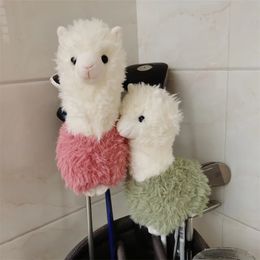 Other Golf Products Magnetic Sheep Golf Putter HeadCover Plush Animal Blade Small Mallet Putters Hybrid Head Cover 231113