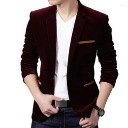 Men's Suits 2023 Suit Korean Version Slim Fitting Casual Wear Single Small British Navy Red Top Coat