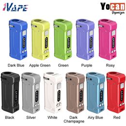 Yocan UNI Pro VV Box Mod Batería vaporizadora incorporada de 650 mAh con función de precalentamiento de 10 s Altura del dial ajustable para tanques