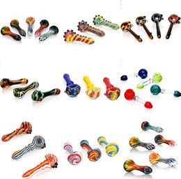 Vintage Cheech Dichroic Glass spoon Pipe Glass Bong Smoking Pipe Quality hookah bong Original Glass Factory Made can put customer logo by DHL UPS CNE