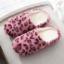 Slippers 2023 Winter Home Women Cotton Floor Shoes Plush Indoor Men Couple Warm House Bedroom