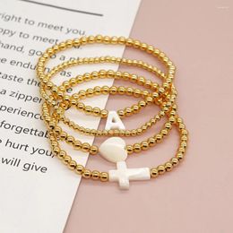 Strand Handmade Original Niche Beaded Bracelet Ins Wind Hand-woven Fashion Love Cross